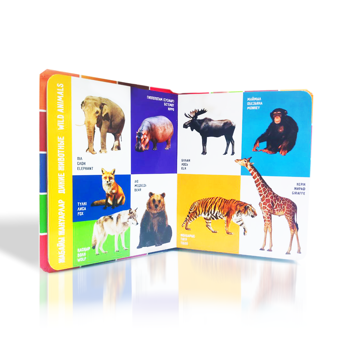 100 Алғашқы сөз, Первых слов, First words. ФОТОКНИГА НА ТРЁХ ЯЗЫКАХ — фото 3