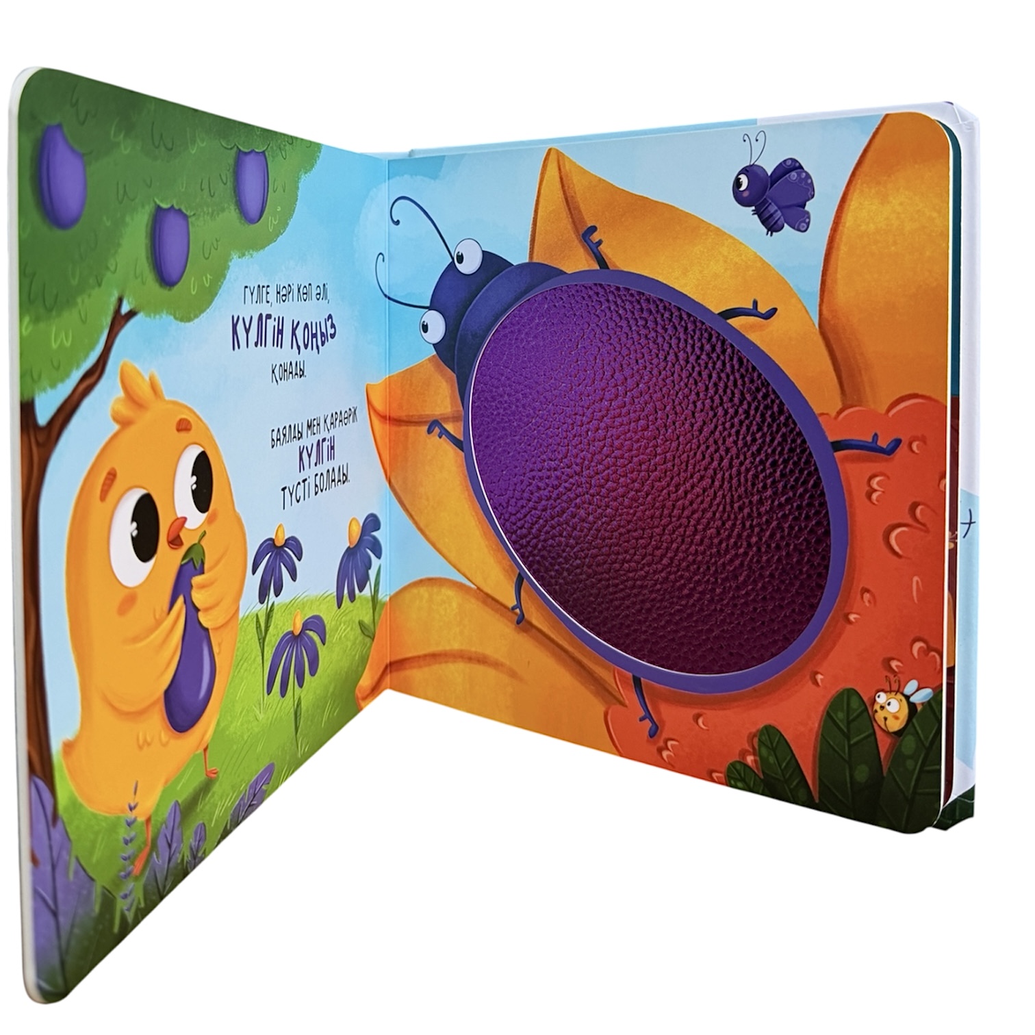 Мамық атты балапан. Түстерді тану. Тактильді кітап — фото 5